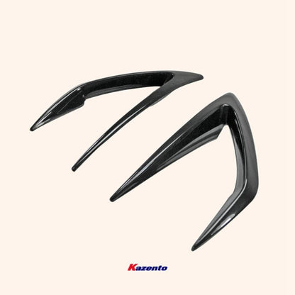 Kazento For Mazda Mx5 Nd5Rc Miata Roadster Sblz Bumper Duct Cover Fiber Glass Kazento Carbon Parts 车身侧板 MX5-BVC-ND5-FRP