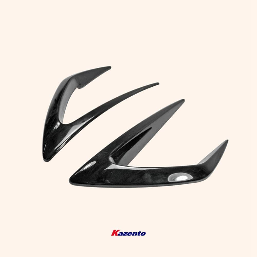 Kazento For Mazda Mx5 Nd5Rc Miata Roadster Sblz Bumper Duct Cover Fiber Glass Kazento Carbon Parts 车身侧板 MX5-BVC-ND5-FRP