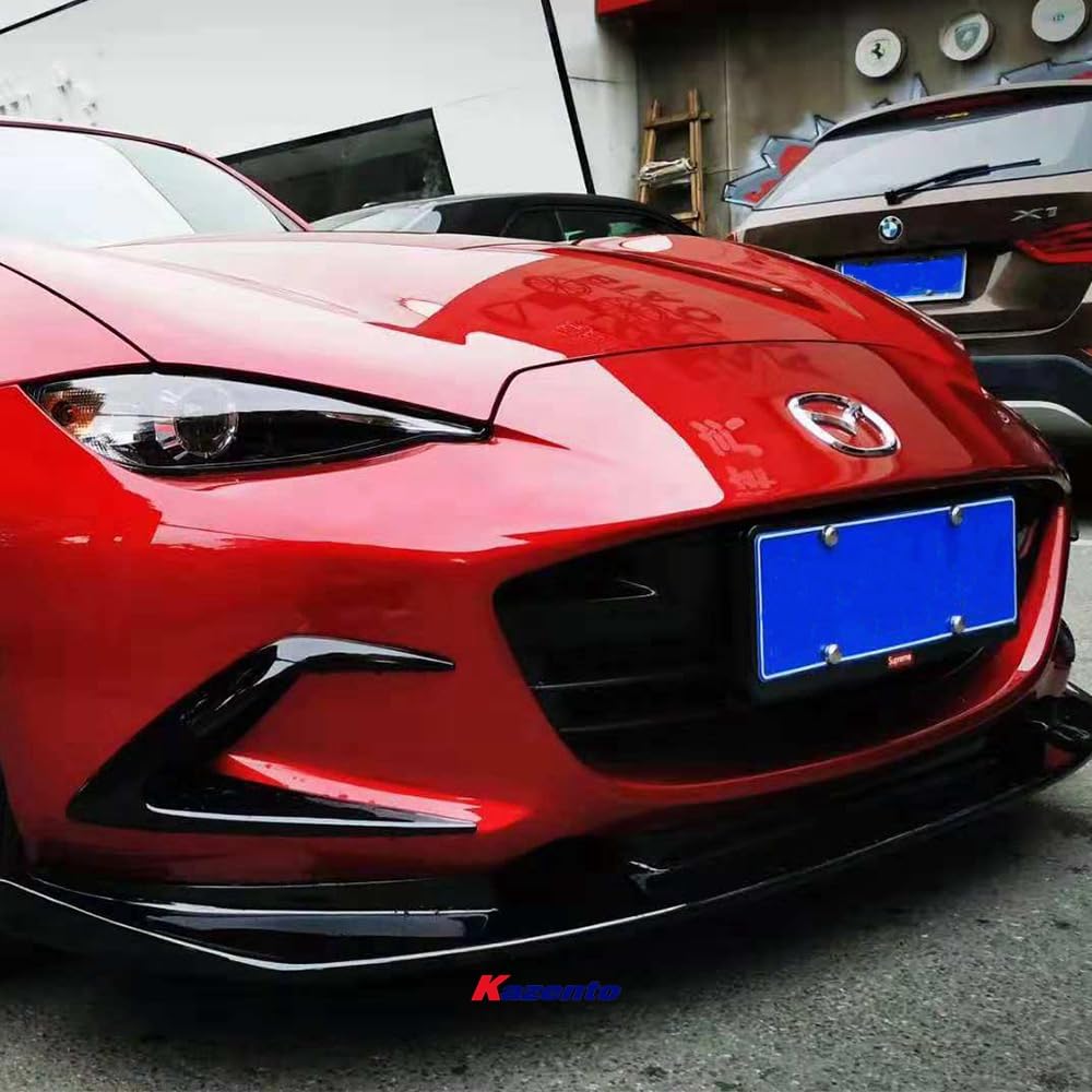 Kazento For Mazda Mx5 Nd5Rc Miata Roadster Sblz Bumper Duct Cover Fiber Glass Kazento Carbon Parts 车身侧板 MX5-BVC-ND5-FRP