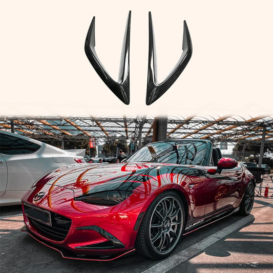 Kazento For Mazda Mx5 Nd5Rc Miata Roadster Sblz Bumper Duct Cover Fiber Glass Kazento Carbon Parts 车身侧板 MX5-BVC-ND5-FRP