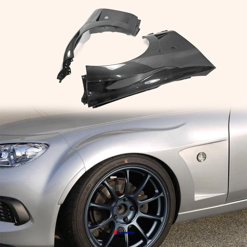 Kazento For Mazda Mx5 Roaster Miata Nc1/2/3 Iko Style Front Vented Fender Carbon Fiber Kazento Carbon Parts 车身侧板 MX5-FF-IKO-NC-CF