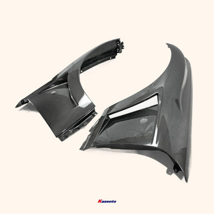 Kazento For Mazda Mx5 Roaster Miata Nc1/2/3 Iko Style Front Vented Fender Carbon Fiber