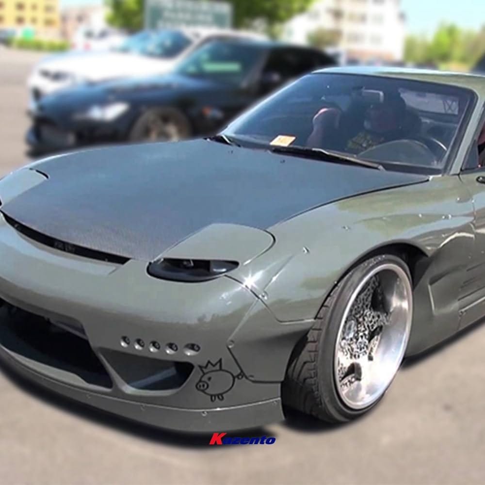 Kazento For Mazda Rx-7 Fd Rb Style Front Fender Fiber Glass Kazento Carbon Parts 车身侧板 FD3S-FF-RB-FRP