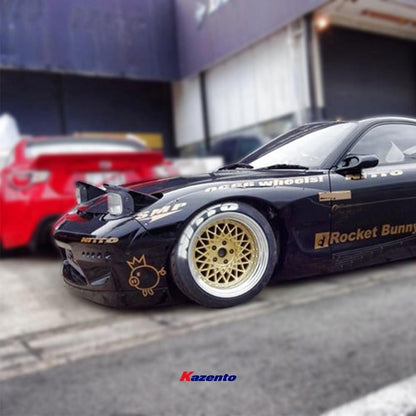 Kazento For Mazda Rx-7 Fd Rb Style Front Fender Fiber Glass Kazento Carbon Parts 车身侧板 FD3S-FF-RB-FRP
