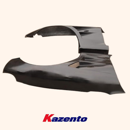 Kazento For Mazda RX-7 FD RX7 FD3S BN Style Carbon Fiber Front Bumper Fender Pair +25mm