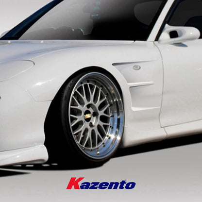 Kazento For Mazda RX-7 FD RX7 FD3S BN Style Carbon Fiber Front Bumper Fender Pair +25mm