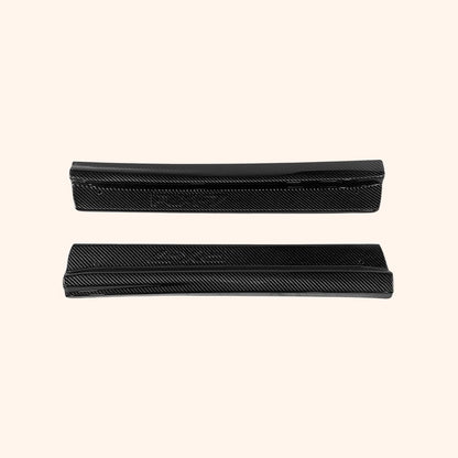 Kazento For Mazda RX-7 FD RX7 FD3S KZ Style Carbon Fiber Side Door Sill Panel Cover Pair