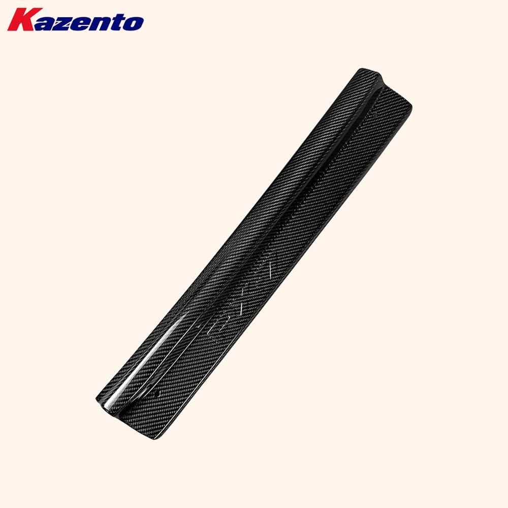 Kazento For Mazda RX-7 FD RX7 FD3S KZ Style Carbon Fiber Side Door Sill Panel Cover Pair