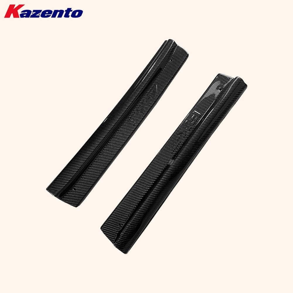Kazento For Mazda RX-7 FD RX7 FD3S KZ Style Carbon Fiber Side Door Sill Panel Cover Pair