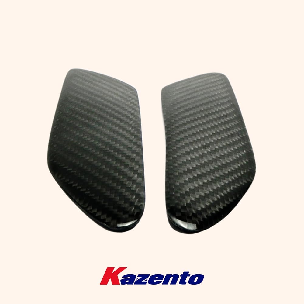 Kazento For Mazda RX-7 FD RX7 FD3S Mazdaspeed Carbon Fiber Rear Spoiler End Cap Add On Kazento Carbon Parts 车身侧板 FD3S-END-CF