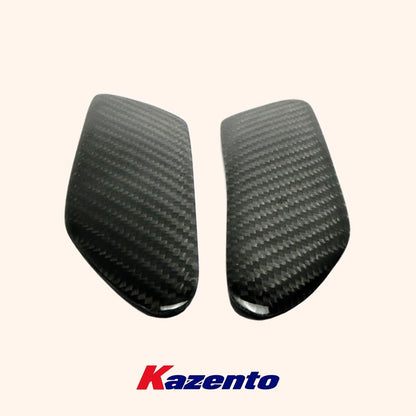 Kazento For Mazda RX-7 FD RX7 FD3S Mazdaspeed Carbon Fiber Rear Spoiler End Cap Add On Kazento Carbon Parts 车身侧板 FD3S-END-CF