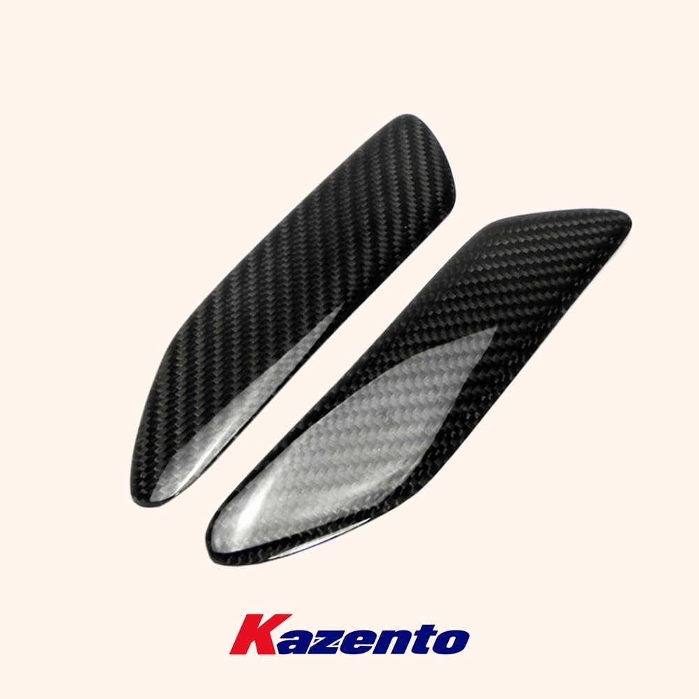 Kazento For Mazda RX-7 FD RX7 FD3S Mazdaspeed Carbon Fiber Rear Spoiler End Cap Add On Kazento Carbon Parts 车身侧板 FD3S-END-CF