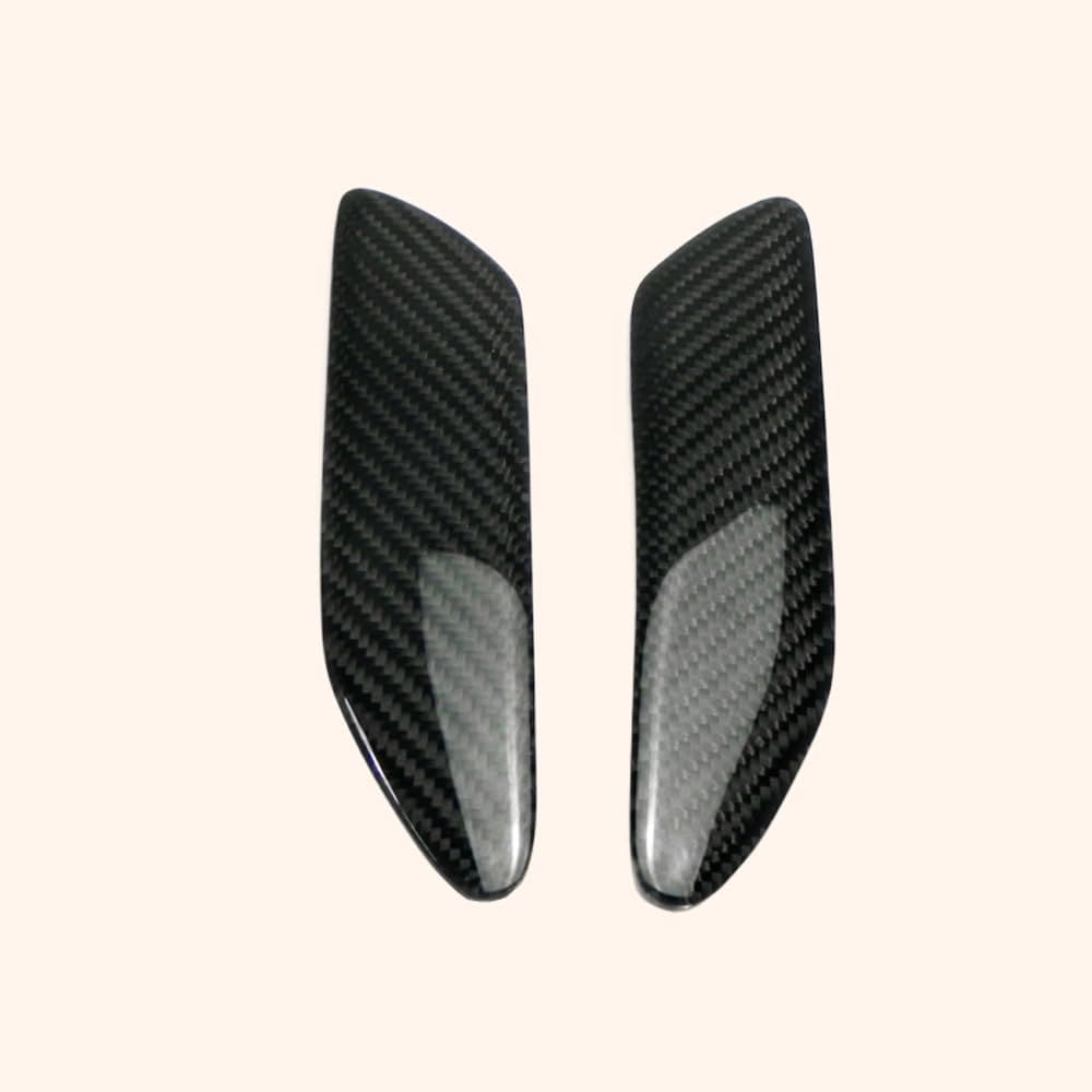 Kazento For Mazda RX-7 FD RX7 FD3S Mazdaspeed Carbon Fiber Rear Spoiler End Cap Add On Kazento Carbon Parts 车身侧板 FD3S-END-CF