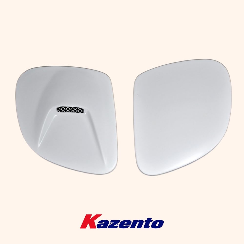 Kazento For Mazda RX-7 FD RX7 FD3S NACA FRP Unpaint Front Bumper Vent Headlight Cover Kazento Carbon Parts 车身侧板 FD3S-HL-V-2P-FRP