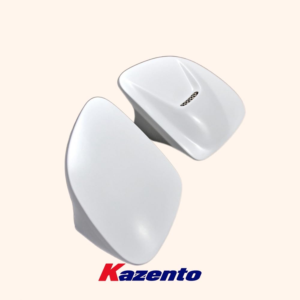 Kazento For Mazda RX-7 FD RX7 FD3S NACA FRP Unpaint Front Bumper Vent Headlight Cover Kazento Carbon Parts 车身侧板 FD3S-HL-V-2P-FRP
