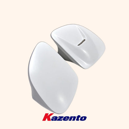 Kazento For Mazda RX-7 FD RX7 FD3S NACA FRP Unpaint Front Bumper Vent Headlight Cover Kazento Carbon Parts 车身侧板 FD3S-HL-V-2P-FRP