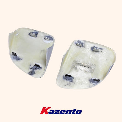 Kazento For Mazda RX-7 FD RX7 FD3S NACA FRP Unpaint Front Bumper Vent Headlight Cover Kazento Carbon Parts 车身侧板 FD3S-HL-V-2P-FRP