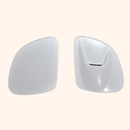 Kazento For Mazda RX-7 FD RX7 FD3S NACA FRP Unpaint Front Bumper Vent Headlight Cover Kazento Carbon Parts 车身侧板 FD3S-HL-V-2P-FRP