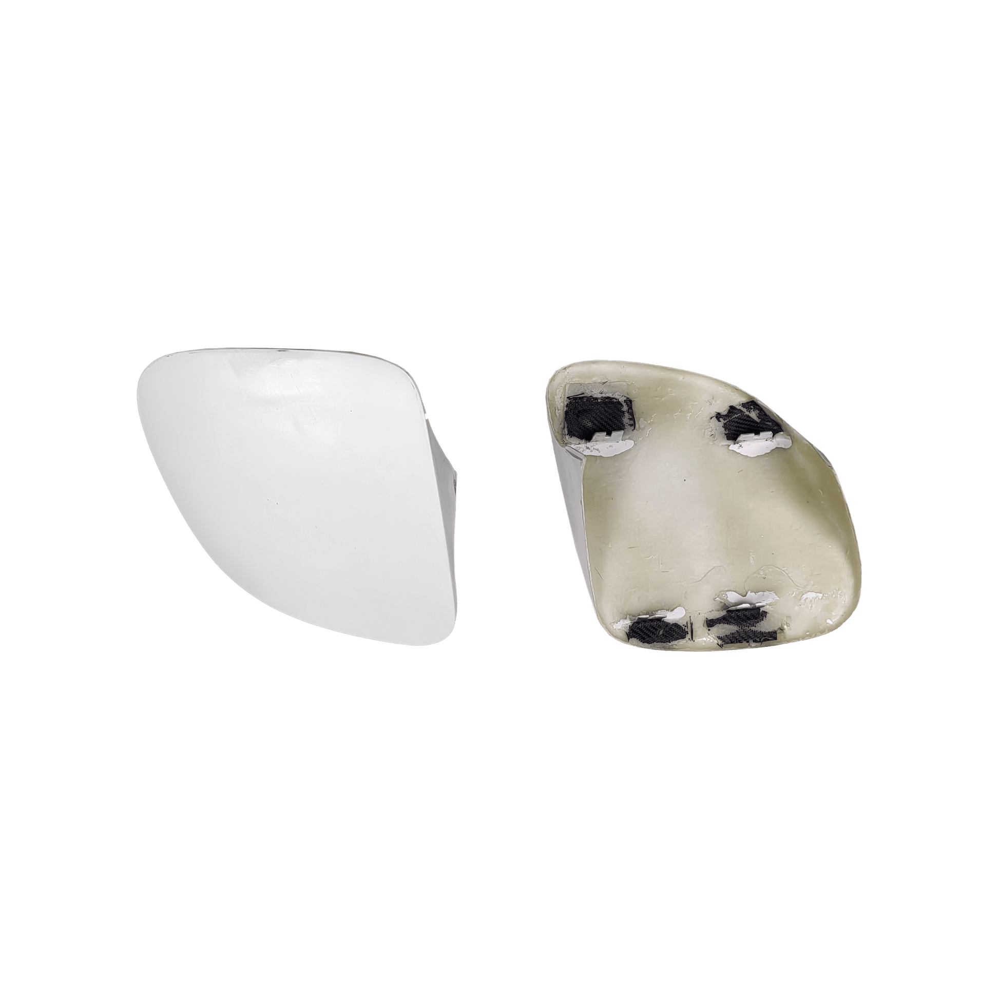 Kazento For Mazda RX-7 FD RX7 FD3S OEM FRP Unpaint Front Bumper Headlight Covers Pair Kazento Carbon Parts 车身侧板 Fiber Glass (Unpaint) FD3S-HL-OE-2P-FRP