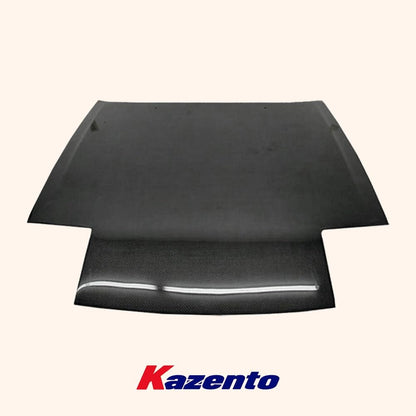 Kazento For Mazda RX-7 FD RX7 FD3S OEM Style Carbon Fiber Front Bumper Hood Bonnet