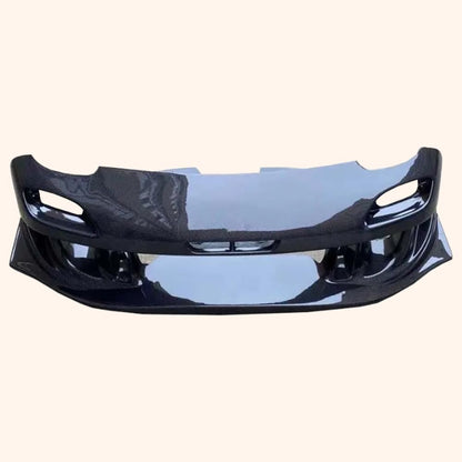 Kazento For Mazda RX-7 FD RX7 FD3S RE-GT Style Carbon Fiber Front Bumper Body Kits Kazento Carbon Parts 车身侧板 FD3S-FB-REGT-CF