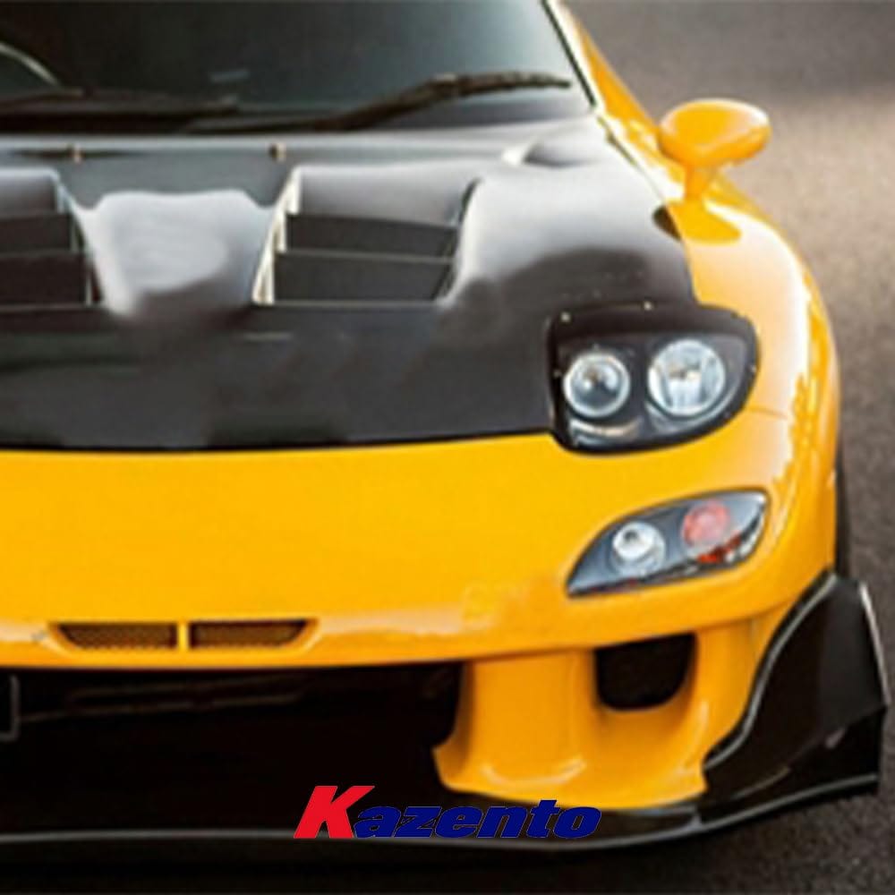 Kazento For Mazda RX-7 FD RX7 FD3S RE-GT Style Carbon Fiber Front Bumper Body Kits