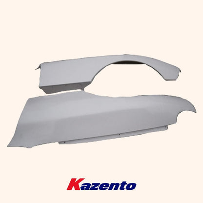 Kazento For Mazda RX-7 FD RX7 FD3S RE-GT Style Fiberglass FRP Unpaint Front Fender Addon Kazento Carbon Parts 车身侧板 FD3S-FF-REGT-FRP