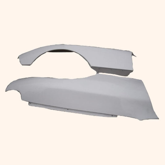 Kazento For Mazda RX-7 FD RX7 FD3S RE-GT Style Fiberglass FRP Unpaint Front Fender Addon Kazento Carbon Parts 车身侧板 FD3S-FF-REGT-FRP