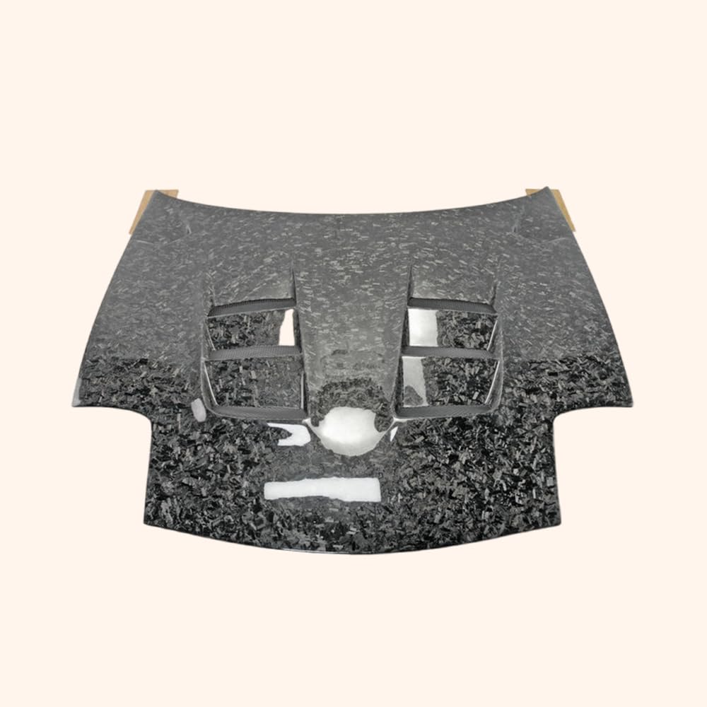 Kazento For Mazda RX-7 FD RX7 FD3S RE Style Forged Carbon Front Vent Bumper Hood Bonnet