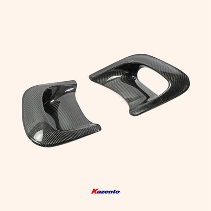 Kazento For Mazda Rx-7 Fd3S Re Style Fender Big Outlet Duct (2 Pcs) Carbon Fiber Kazento Carbon Parts 车身侧板 FD3S-BV-RE-CF