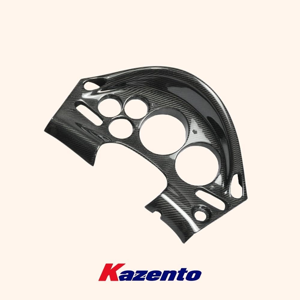 Kazento For Mazda RX-7 RX7 FD FD3S (LHD Only) Carbon Fiber Dash Cluster Cover Interior Kazento Carbon Parts 车身侧板 FD3S-CLUSTER-LHD-CF