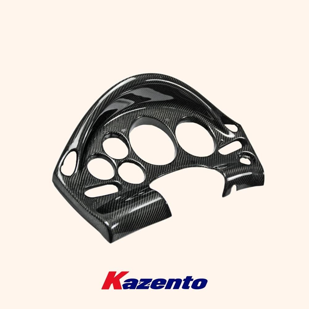 Kazento For Mazda RX-7 RX7 FD FD3S (LHD Only) Carbon Fiber Dash Cluster Cover Interior Kazento Carbon Parts 车身侧板 FD3S-CLUSTER-LHD-CF