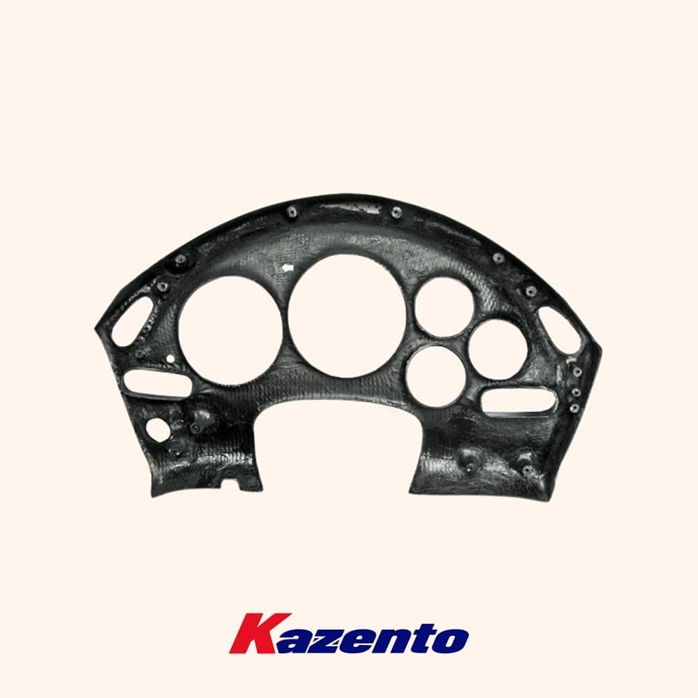 Kazento For Mazda RX-7 RX7 FD FD3S (LHD Only) Carbon Fiber Dash Cluster Cover Interior Kazento Carbon Parts 车身侧板 FD3S-CLUSTER-LHD-CF