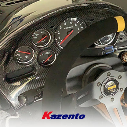 Kazento For Mazda RX-7 RX7 FD FD3S (LHD Only) Carbon Fiber Dash Cluster Cover Interior Kazento Carbon Parts 车身侧板 FD3S-CLUSTER-LHD-CF