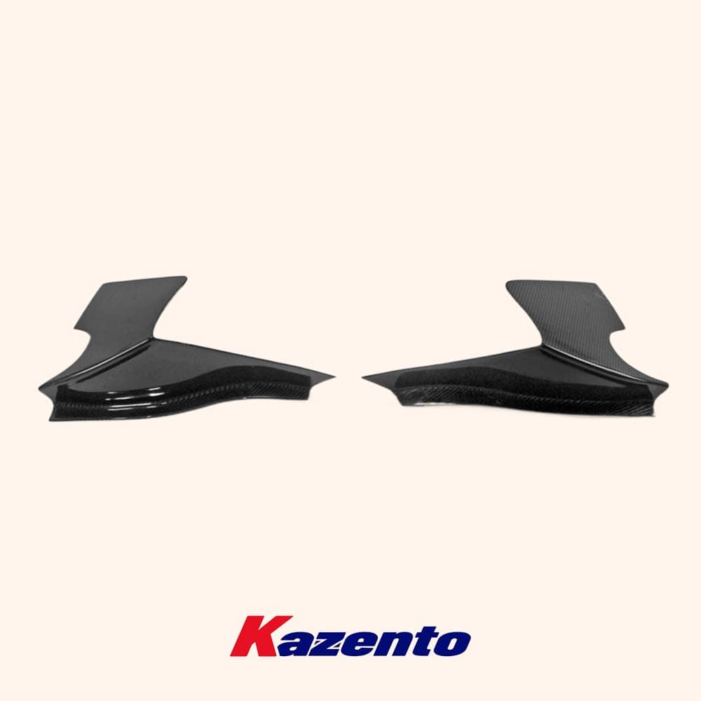 Kazento For Mazda RX-7 RX7 FD FD3S (RE-GT Bumper Only) Carbon Fiber Front Bumper Canard