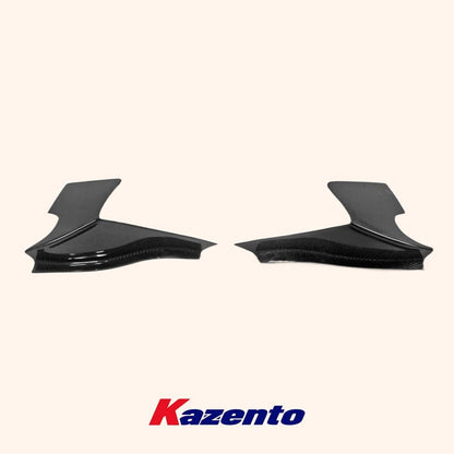 Kazento For Mazda RX-7 RX7 FD FD3S (RE-GT Bumper Only) Carbon Fiber Front Bumper Canard