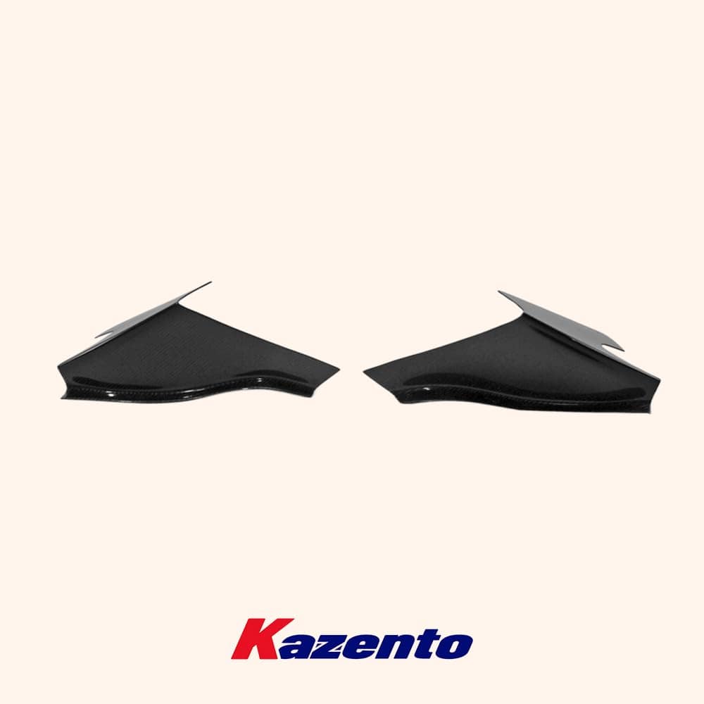 Kazento For Mazda RX-7 RX7 FD FD3S (RE-GT Bumper Only) Carbon Fiber Front Bumper Canard