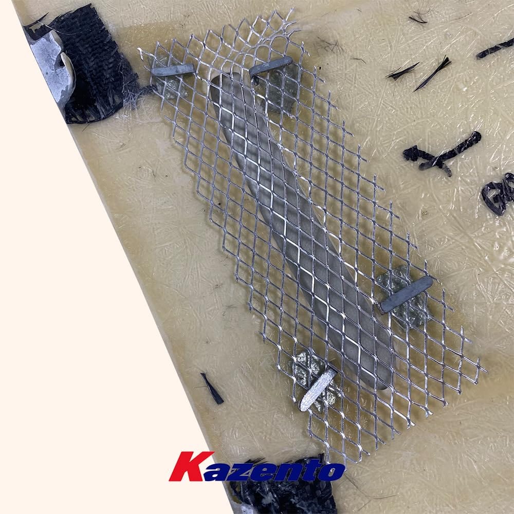 Kazento For Mazda RX7 FC3S Fiberglass Unpaint Vented Front Headlight Covers RHS 1piece Kazento Carbon Parts 车身侧板 FC3S-HL-V-1P-RHS-FRP