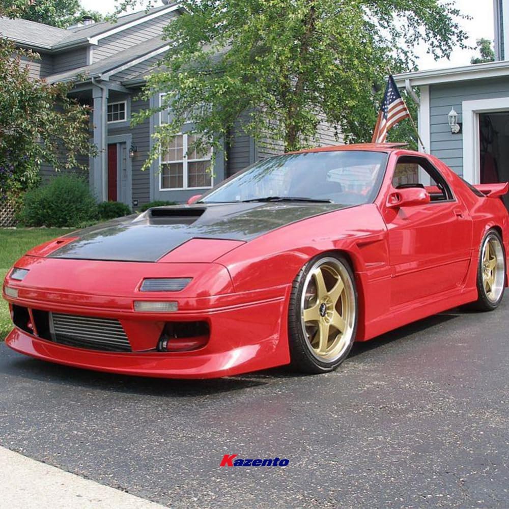 Kazento For Mazda Rx7 Fc3S Oem Headlight Covers Carbon Fiber Front Head Light Lamp Cover