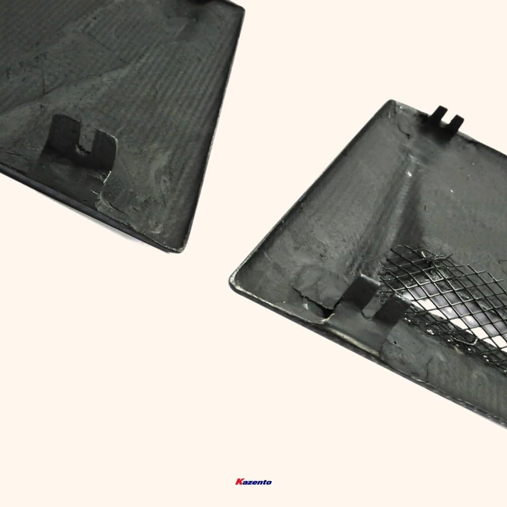 Kazento For Mazda Rx7 Fc3S Vented Headlight Covers Carbon Fiber Front Head Light Lamp Covers Kazento Carbon Parts 车身侧板 FC3S-HL-V-2P-CF
