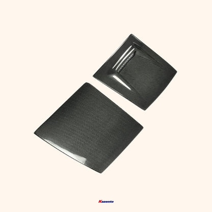 Kazento For Mazda Rx7 Fc3S Vented Headlight Covers Carbon Fiber Front Head Light Lamp Covers