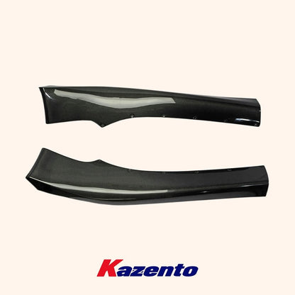 Kazento For Mazda RX7 FD FD3S RB Style Carbon Fiber Side Skirts Add On Body Kits