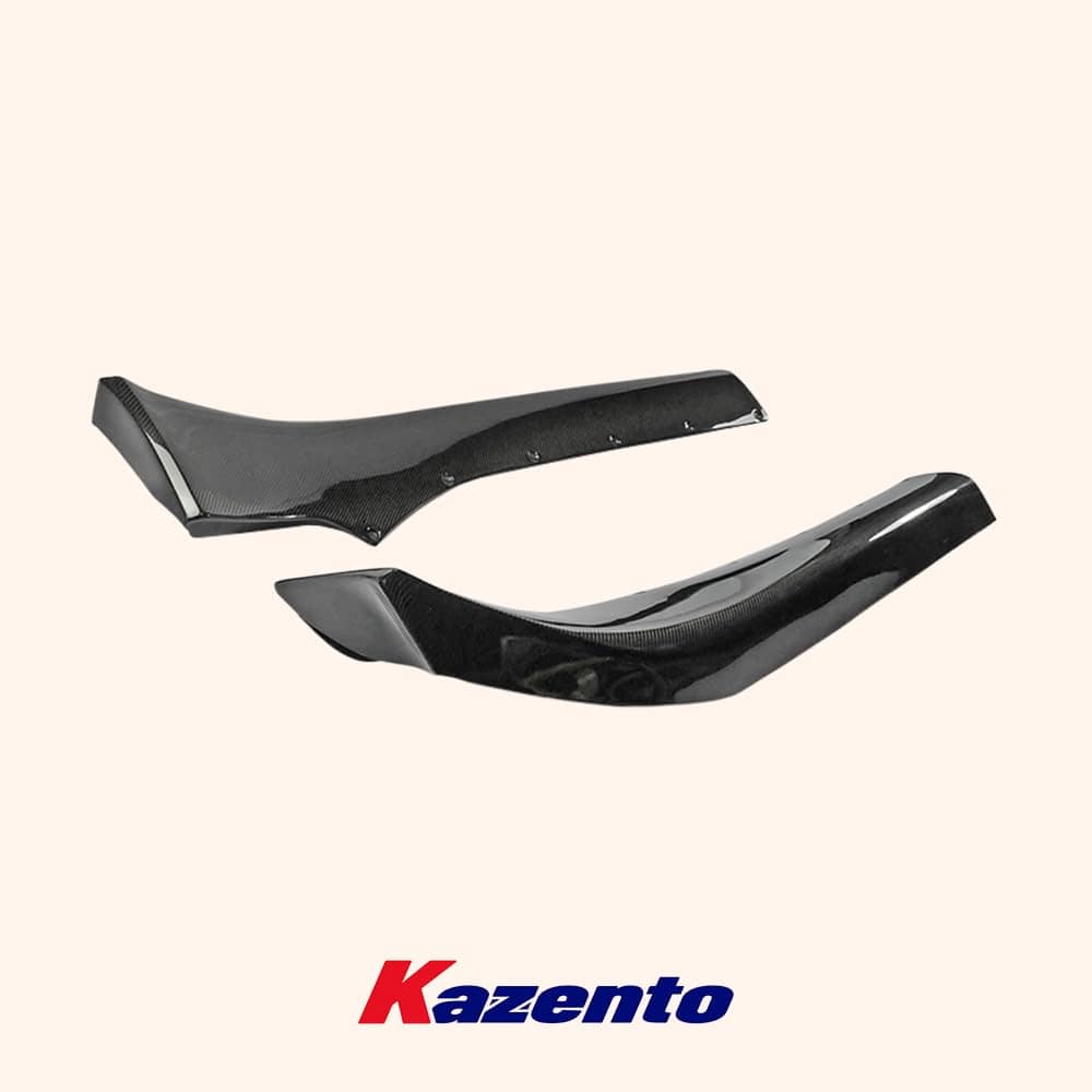 Kazento For Mazda RX7 FD FD3S RB Style Carbon Fiber Side Skirts Add On Body Kits