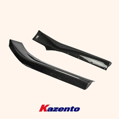 Kazento For Mazda RX7 FD FD3S RB Style Carbon Fiber Side Skirts Add On Body Kits
