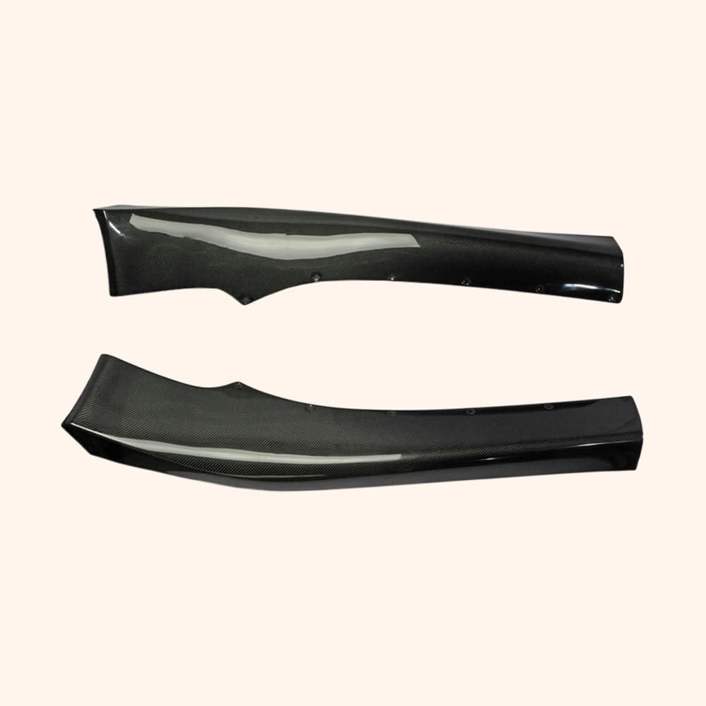 Kazento For Mazda RX7 FD FD3S RB Style Carbon Fiber Side Skirts Add On Body Kits