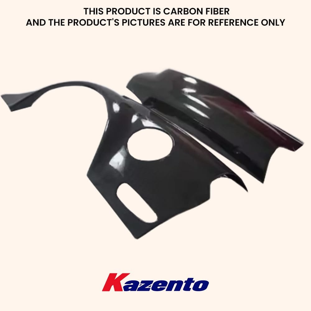 Kazento For Mazda RX7 FD3S FD FK Style Carbon Fiber +30MM Wide Rear Fenders Replacement
