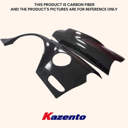 Kazento For Mazda RX7 FD3S FD FK Style Carbon Fiber +30MM Wide Rear Fenders Replacement