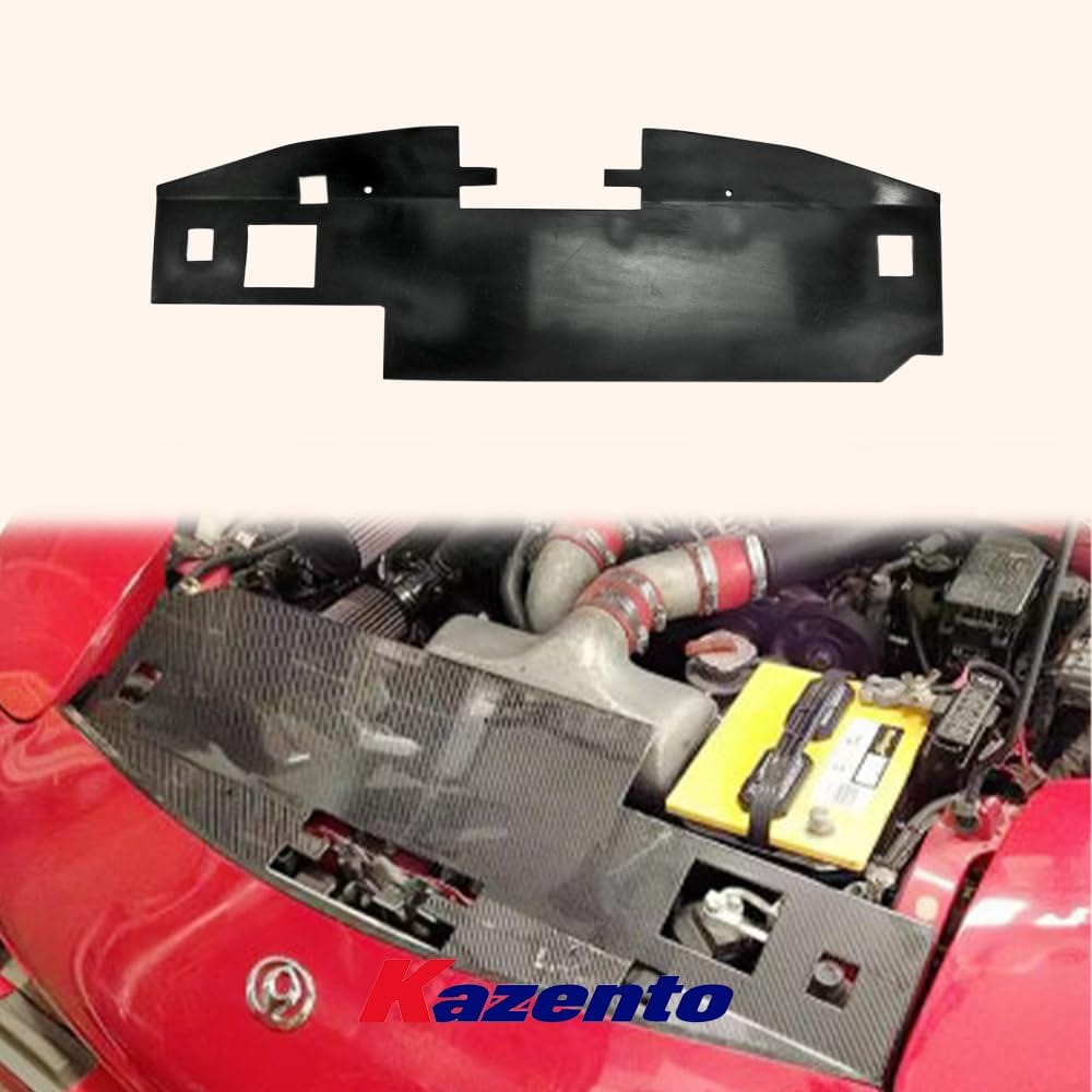Kazento For Mazda RX7 FD3S FD KZ FRP Unpaint Engine Interior Cooling Panel Slam Cover Kazento Carbon Parts 车身侧板 FD3S-CP-FRP