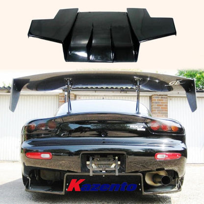 Kazento For Mazda RX7 FD3S GAGE Style Kagotani Carbon Fiber Rear Bumper Lip Diffuser