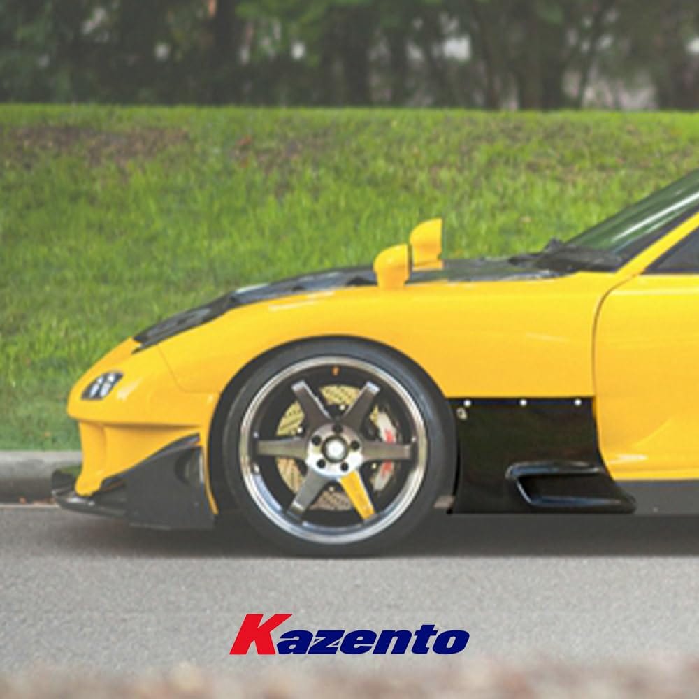 Kazento For Mazda RX7 FD3S RE-GT Kit Carbon Fiber Side Front Fender Lower Vents Addon